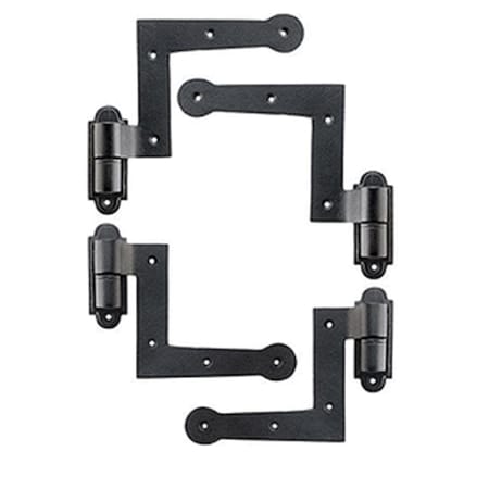 Gourmetgalley 88-510 Set of Cast Iron New York Style Shutter Hinges with 1.25 in. Offset GO2596250